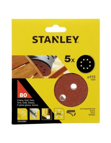 5 Discos ø 115 mm. Para lijadora rotorbital