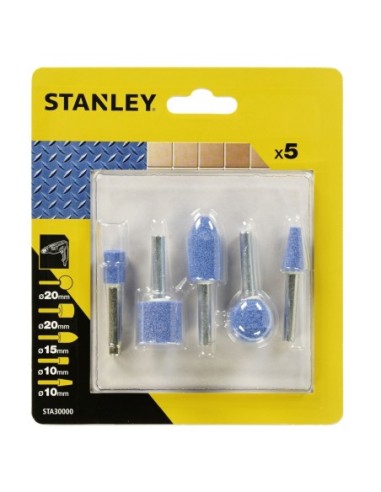 Surtido de 5 muelas con eje de 6 mm