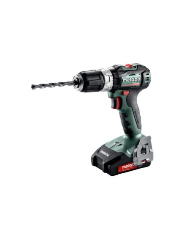 Taladro atornillador de percusión + 2 baterías 18V + Cargador + maletin METABO 602331500 145 SB 18 L BL