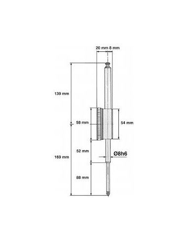 RELOJ COMPARADOR PROFE.80MM 0.01MM RELOJ COMPARADOR PROFE80MM 001MM