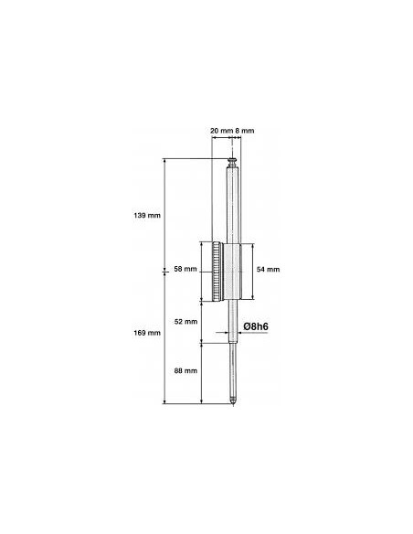 RELOJ COMPARADOR PROFE.80MM 0.01MM RELOJ COMPARADOR PROFE80MM 001MM
