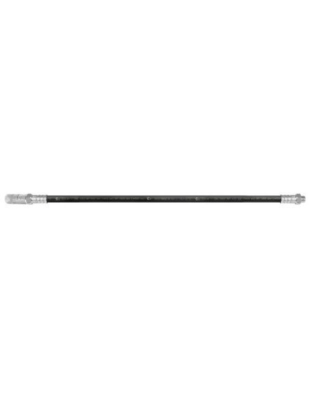 EXTENSIÓN FLEXIBLE CON BOQUILLA PARA BOMBAS O EQUIPOS DE ENGRASE, POLIESTER DE 1 TRENZA, 400 MM
