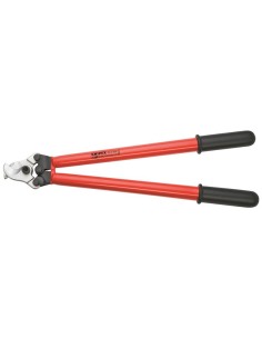 Tijeras cortacables para trabajar a dos manos aislados por inmersión en plástico reforzado, según norma VDE 600 mm KNIPEX 95 27