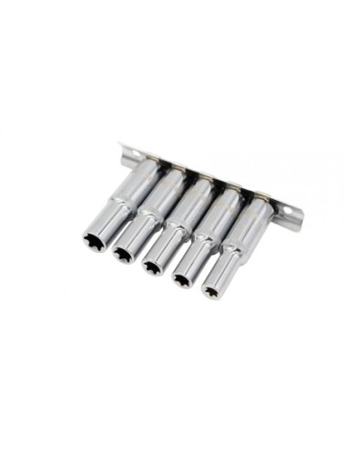 KIT 5PZS LLAVES LONGAS 3/8 TORX INTERIOR E8-E14