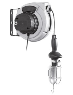 ENROLLADOR DE CABLE RM-POWER CON TRANSFORMADOR DE 230 V AC A 12 V DC, 230 V, 50 HZ, 15 M