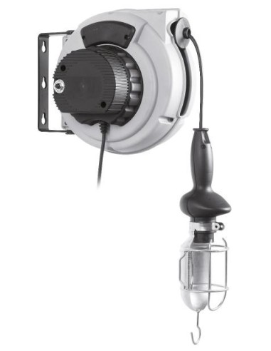 ENROLLADOR DE CABLE RM-POWER CON TRANSFORMADOR DE 230 V AC A 12 V DC, 230 V, 50 HZ, 15 M