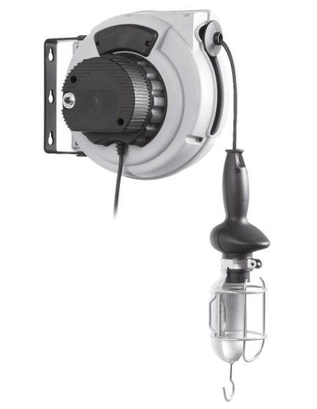 ENROLLADOR DE CABLE RM-POWER CON TRANSFORMADOR DE 230 V AC A 12 V DC, 230 V, 50 HZ, 15 M