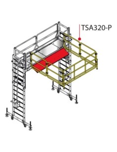 TSA320-P | Barandilla de protección perimetral