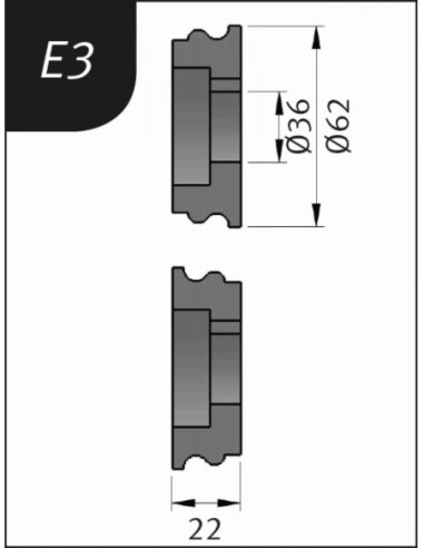 RODILLO PARA SBM140-12 TIPO-E3