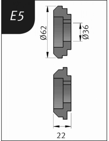 RODILLO PARA SBM140-12 TIPO-E5
