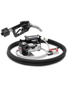 PAQUETE PORTÁTIL DE BOMBA ELÉCTRICA SERIE POLUX 12 V DC PARA DIÉSEL CON BOQUEREL AUTOMÁTICO, KIT DE SUCCIÓN Y CONTADOR, 60 L/MI