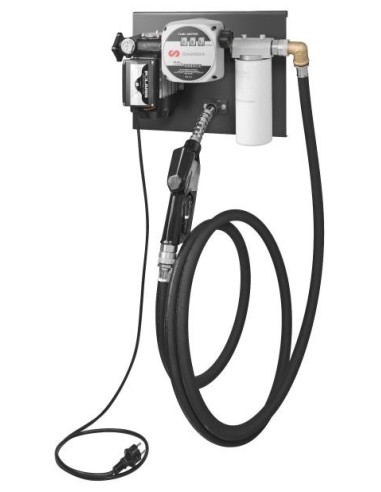 PAQUETE ESTACIONARIO DE BOMBA ELÉCTRICA SERIE POLARIS 230 V AC PARA DIÉSEL CON BOQUEREL AUTOMÁTICO, CONTADOR Y FILTRO, MURAL, 7