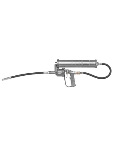PISTOLA DE ENGRASE NEUMÁTICA, 1000 CC, EXTENSIÓN FLEXIBLE