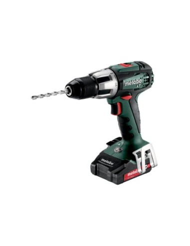 SB 18 LT Compact Taladro atornillador de percusión de batería/18V 2x Ion de litio Cargador ASC 55 metaBOX 145