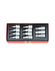 JUEGO LLAVES 1/2 PUNTA HEXAGONAL 4-19mm 11pcs