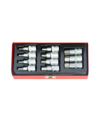 JUEGO LLAVES 1/2 PUNTA HEXAGONAL 4-19mm 11pcs