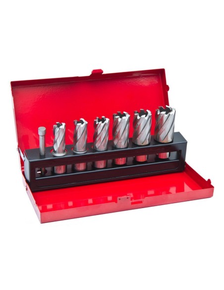 Set de brocas magnéticas para taladros magnéticos | MBM7TLG Holzmann