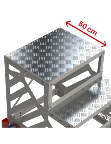 SGAS-P-50F | 50 cm. de profundidad en último peldaño de taburete SGAS