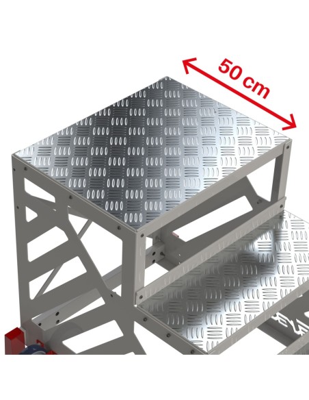 SGAS-P-50F | 50 cm. de profundidad en último peldaño de taburete SGAS