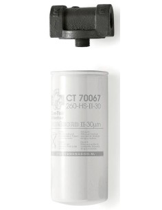FILTRO HIDROABSORVENTE PARA FLUIDO DIESEL, 65 L/MIN, 1 BSP (H)