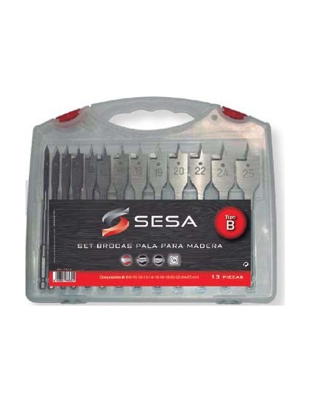 SESA - SET BROCA PALA B 13 PIEZAS