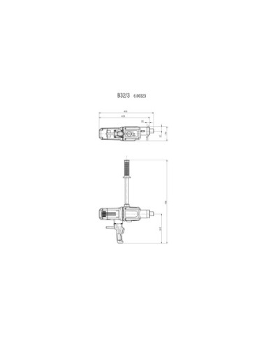 TALADRO 1800W METABO B 32/3 600323000
