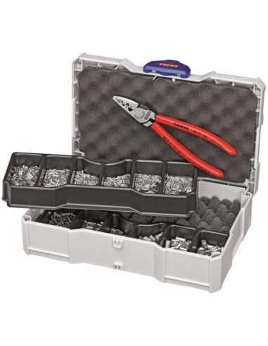 Surtido de crimpado para punteras huecas KNIPEX 97 90 05
