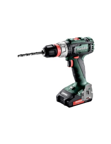 TALADRO ATORNILLADOR + 2 BATERIAS 18V + CARGADOR + MALETIN METABO 602320500 BS 18 L