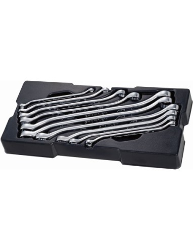 Transmodule. 10 llaves fijas cerradas acodadas