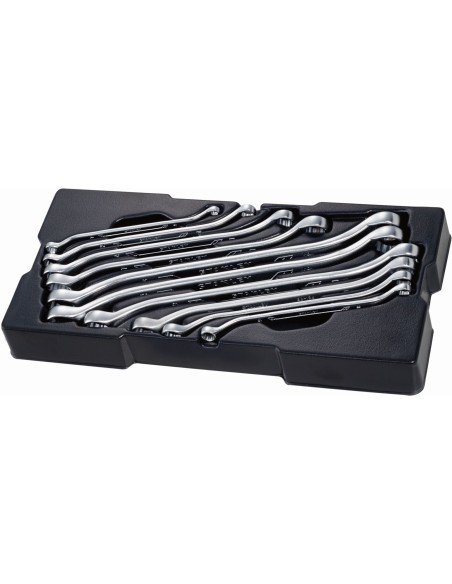 Transmodule. 10 llaves fijas cerradas acodadas