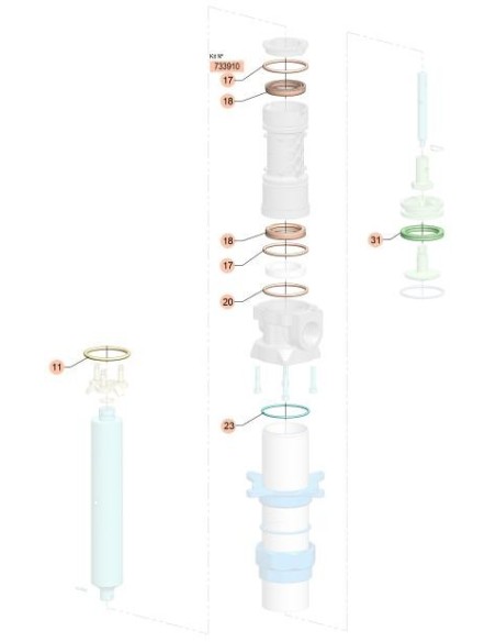 KIT EMPAQ. AIRE-ACEITE PM2-1,1/NICKEL