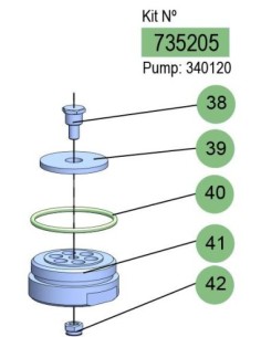 KIT VÁLVULA DE PIE PM4-3,1/S
