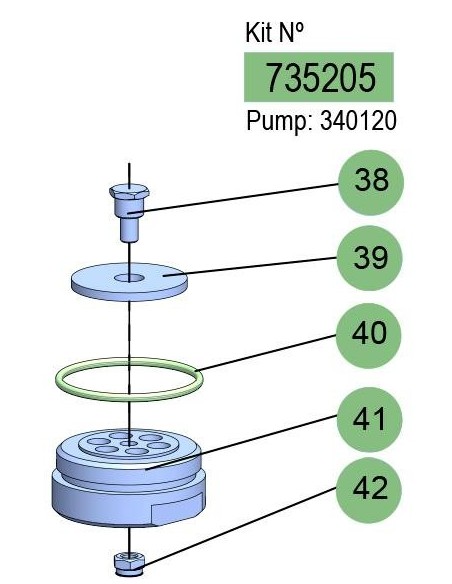 KIT VÁLVULA DE PIE PM4-3,1/S