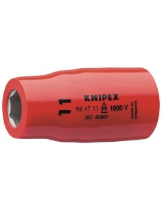 Vaso hexagonal para tornillos de cabeza hexagonal con cuadradillo 1/2 54 mm KNIPEX 98 47 11