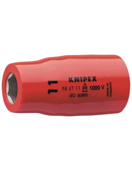 Vaso hexagonal para tornillos de cabeza hexagonal con cuadradillo 1/2 54 mm KNIPEX 98 47 11