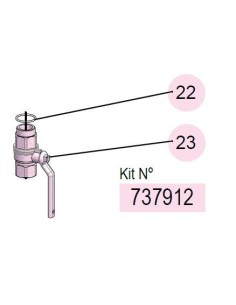KIT VÁLVULA DE BOLA DRAINER 70