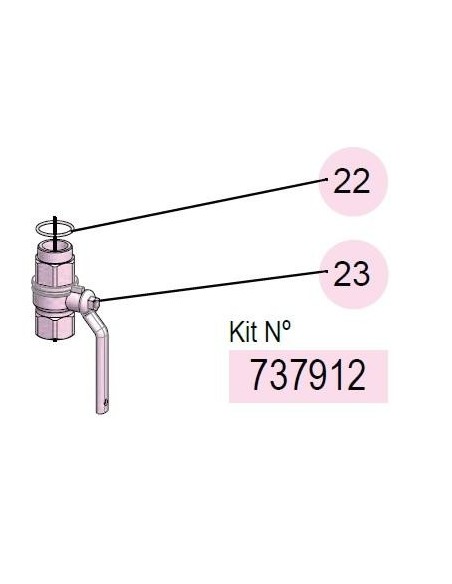 KIT VÁLVULA DE BOLA DRAINER 70