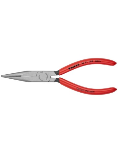 Alicate de boca larga recubiertos de plástico negro atramentado 160 mm KNIPEX 30 21 160