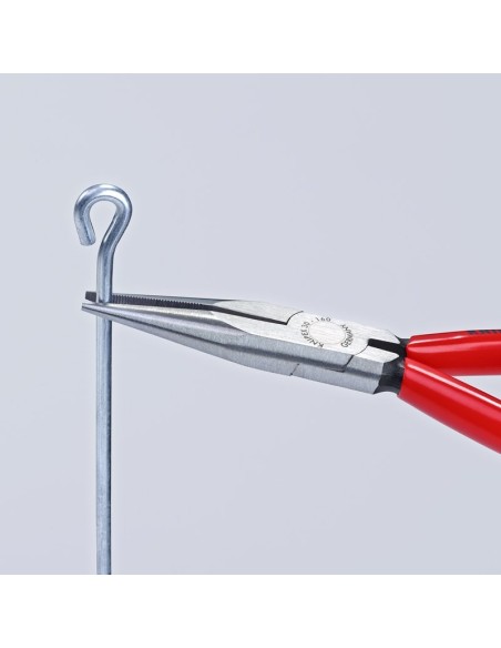 Alicate de boca larga recubiertos de plástico negro atramentado 160 mm KNIPEX 30 21 160