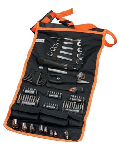 A7063-QZ - Rollo de nylon con 76 Accesorios para automóvil