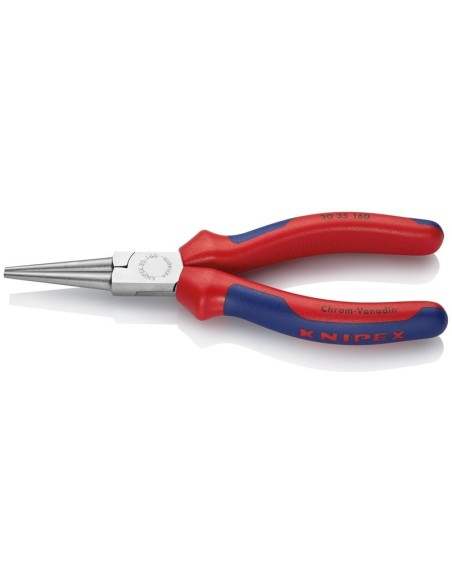 Alicate de boca larga con fundas multicomponentes cromado 160 mm KNIPEX 30 35 160