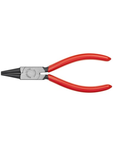 Alicate de boca redonda recubiertos de plástico negro atramentado 140 mm KNIPEX 22 01 140