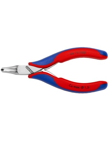 Alicate de corte frontal para electrónica con fundas multicomponentes 120 mm KNIPEX 64 72 120