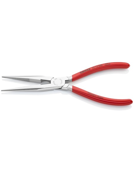 Alicate de montaje (alicate de boca cigüeña) recubiertos de plástico cromado 200 mm KNIPEX 26 13 200