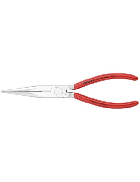Alicate de montaje (alicate de boca cigüeña) recubiertos de plástico cromado 200 mm KNIPEX 26 13 200