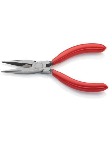 Alicate de montaje (alicate de radio) recubiertos de plástico negro atramentado 140 mm (cartulina autoservicio/blíster) KNIPEX