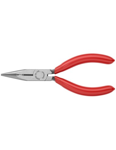 Alicate de montaje (alicate de radio) recubiertos de plástico negro atramentado 140 mm (cartulina autoservicio/blíster) KNIPEX