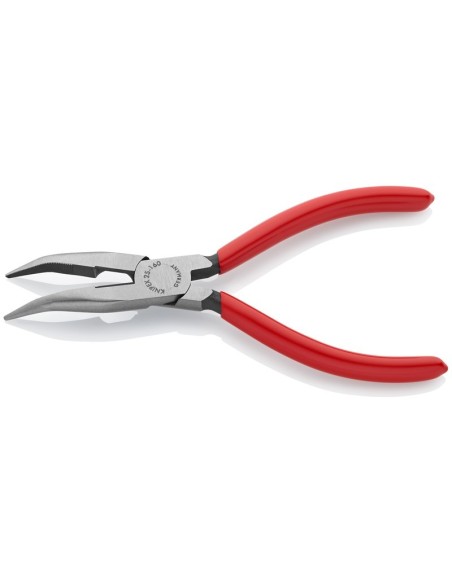 Alicate de montaje (alicate de radio) recubiertos de plástico negro atramentado 160 mm KNIPEX 25 21 160