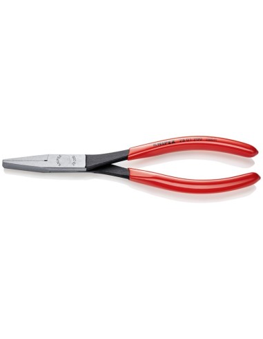Alicate de montaje de bocas largas recubiertos de plástico negro atramentado 200 mm KNIPEX 28 01 200