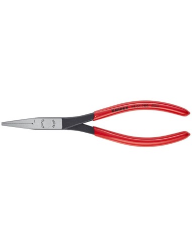 Alicate de montaje de bocas largas recubiertos de plástico negro atramentado 200 mm KNIPEX 28 01 200